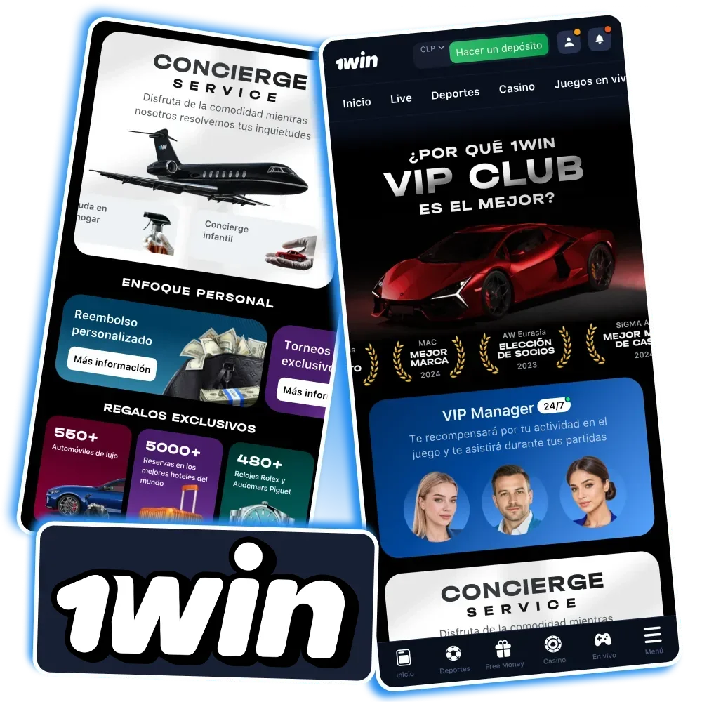 Club VIP 1win en Chile con beneficios exclusivos para jugadores frecuentes.