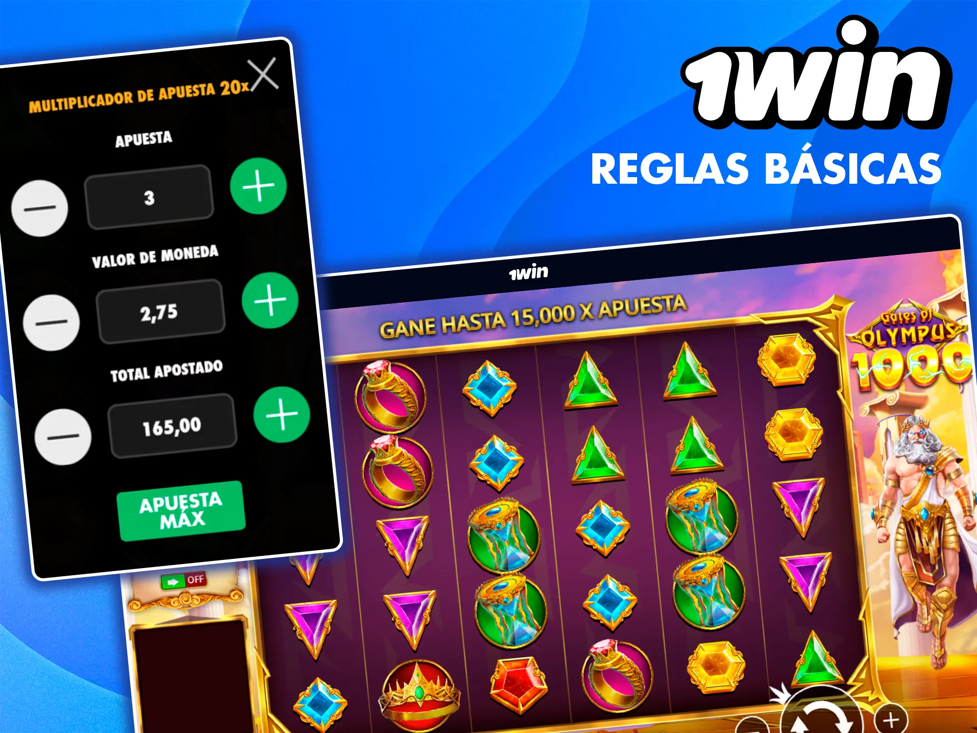 Descubre qué acciones te llevarán a la victoria en el juego Gates of Olympus 1000 del casino 1win.