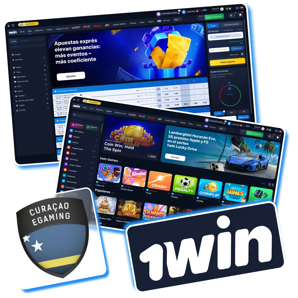 Legalidad de 1win en Chile con licencia de Curazao y amplia trayectoria en iGaming.