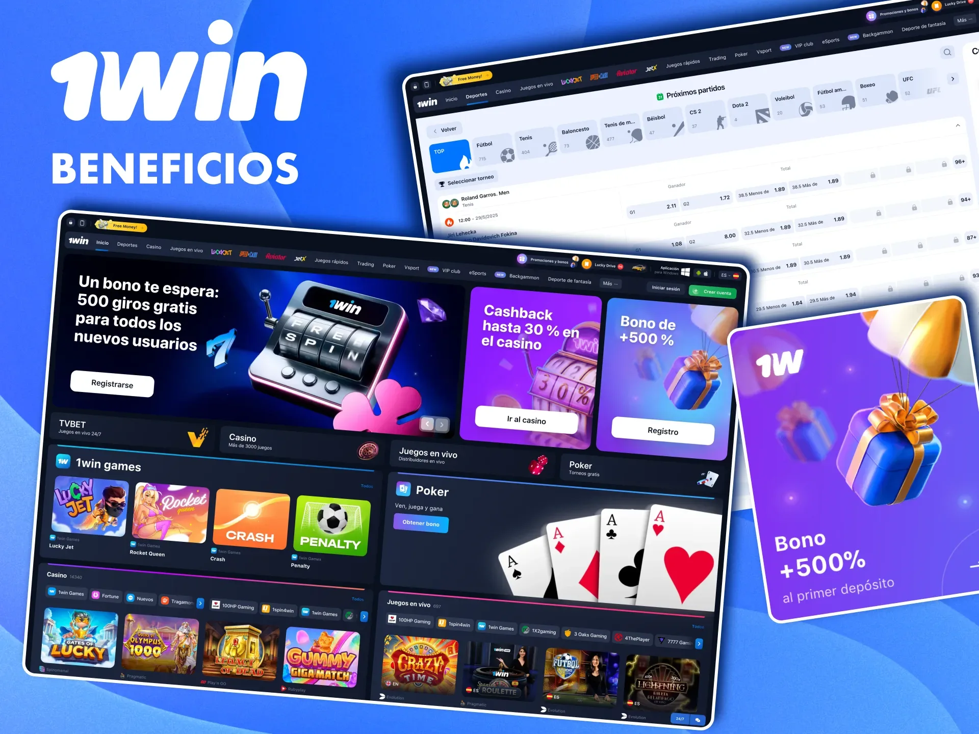 Aprovecha el bono de bienvenida de 1win y empieza con un saldo extra.