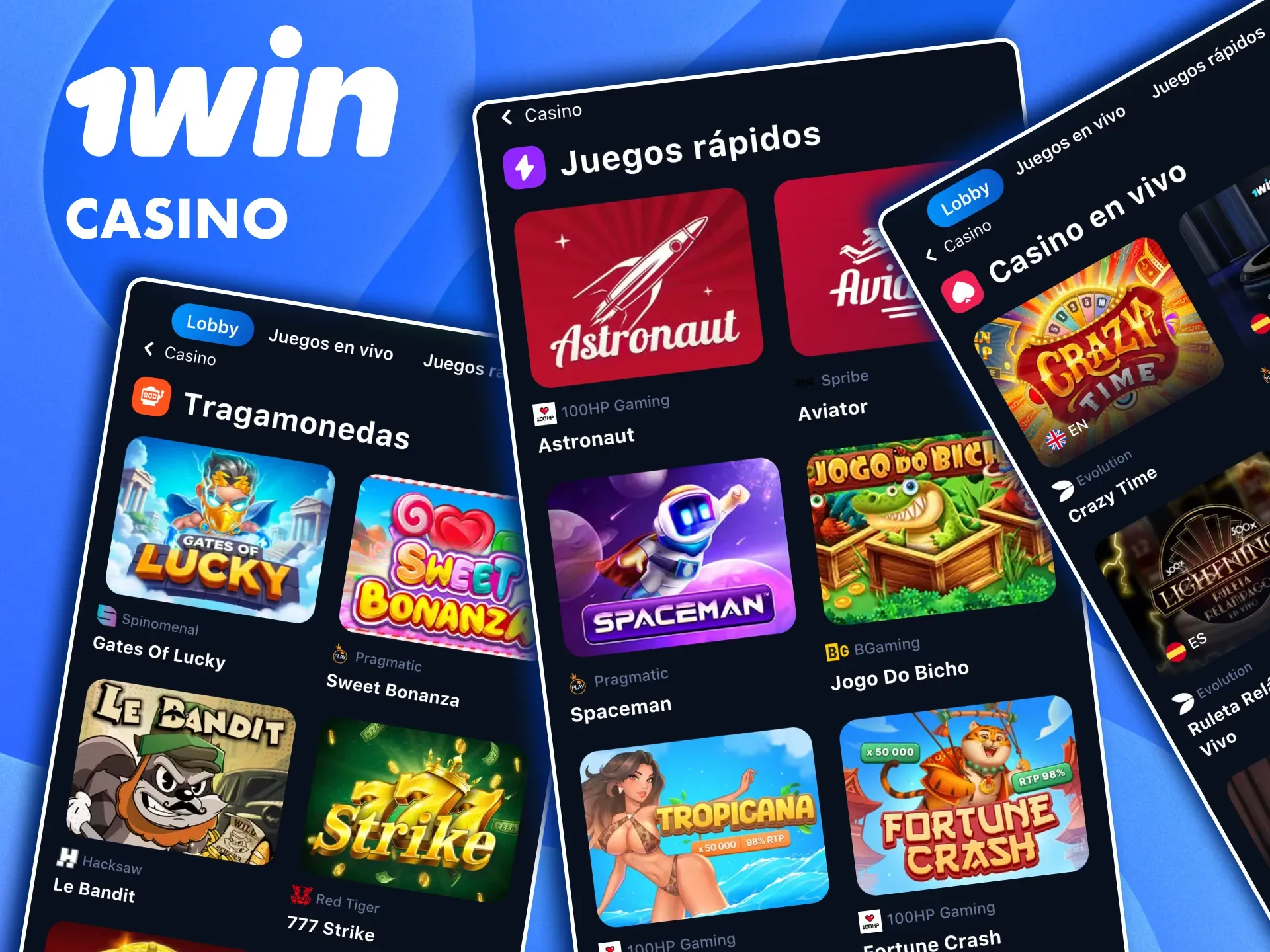 Disfruta de tragamonedas, juegos de mesa y apuestas en vivo en 1win.