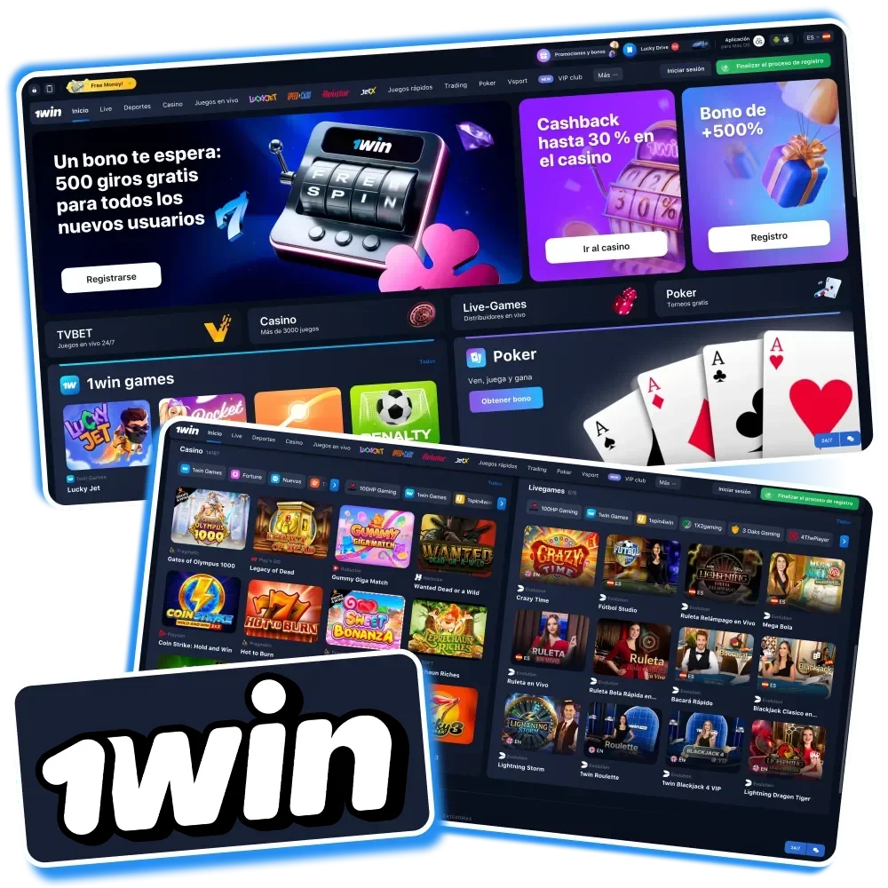 Aplicación 1win para PC disponible en Windows y macOS con apuestas y juegos de casino.